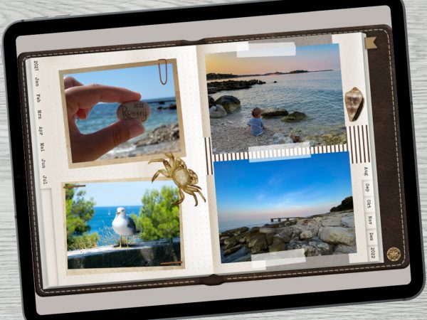 Urlaubs-Scrapbook