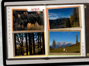 Scrapbook Herbstwanderung digital Bullet Journal