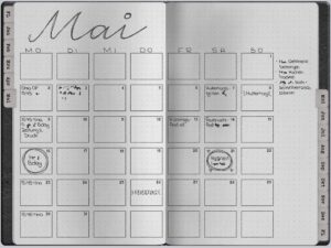 BuJo Mai Monthly