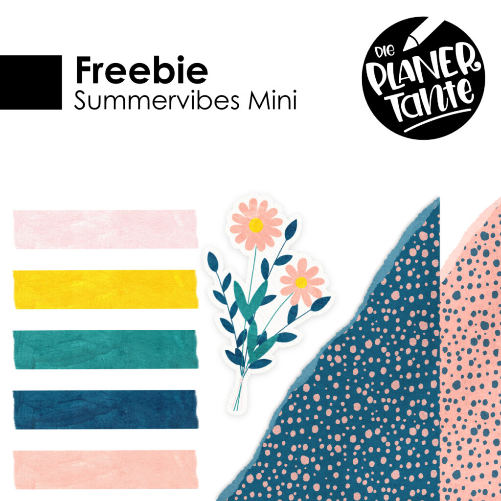 Freebie Sommer Stickerset