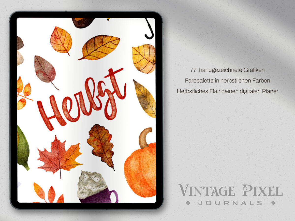 Digitale Sticker Herbst