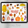 Digitale Sticker Herbst