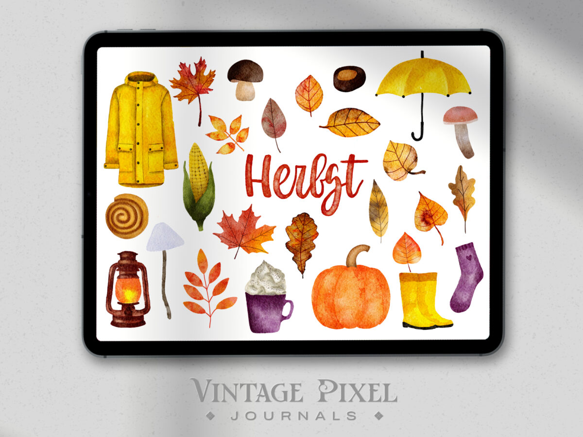 Digitale Sticker Herbst