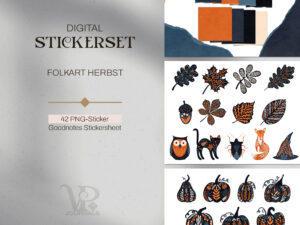 Digitale Sticker Herbst