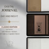 digital Journal Day and Night CLASSIC by Vintage Piixel Journals