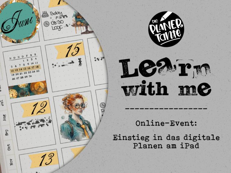 Online Event: Einstieg ins digitale Planen am iPad am 25.08.2023