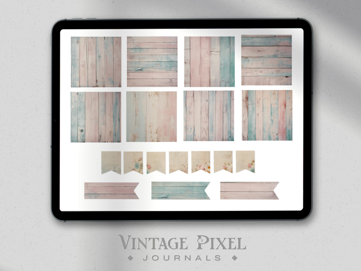 Digitale Sticker Shabby Chic