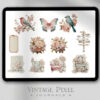 Digitale Sticker Shabby Chic