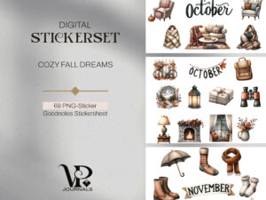 Digitales Stickerset Herbst