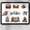 Digitales Stickerset Herbst