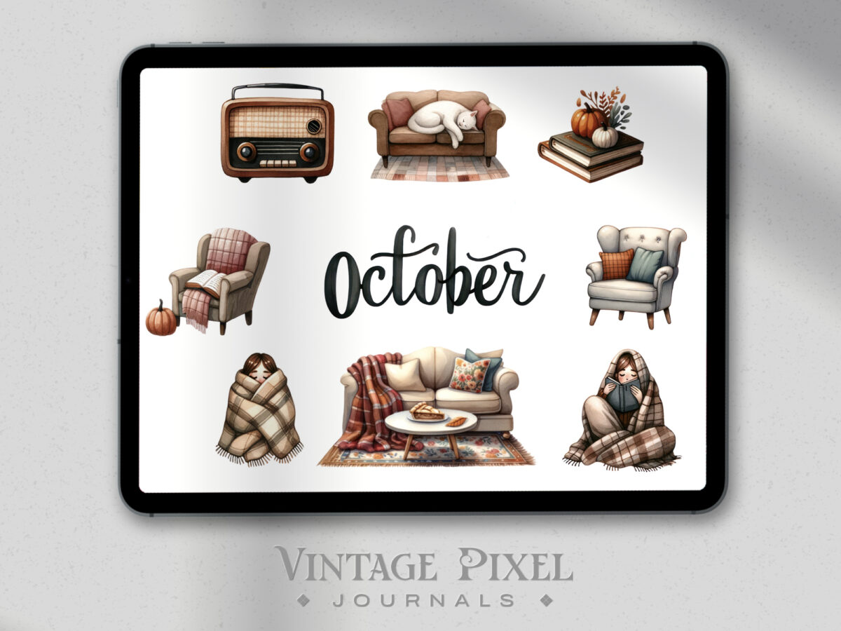 Digitales Stickerset Herbst