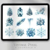 Digitales Stickerset Frosty Fantasy