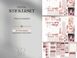 Digitale Sticker Planen pink