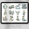 Digitales Stickerset Snowflake Serenade