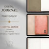 digital Journal Pink Vintage ESSENTIAL by Vintage Piixel Journals