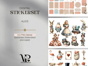 Ditigales Stickerset Alice