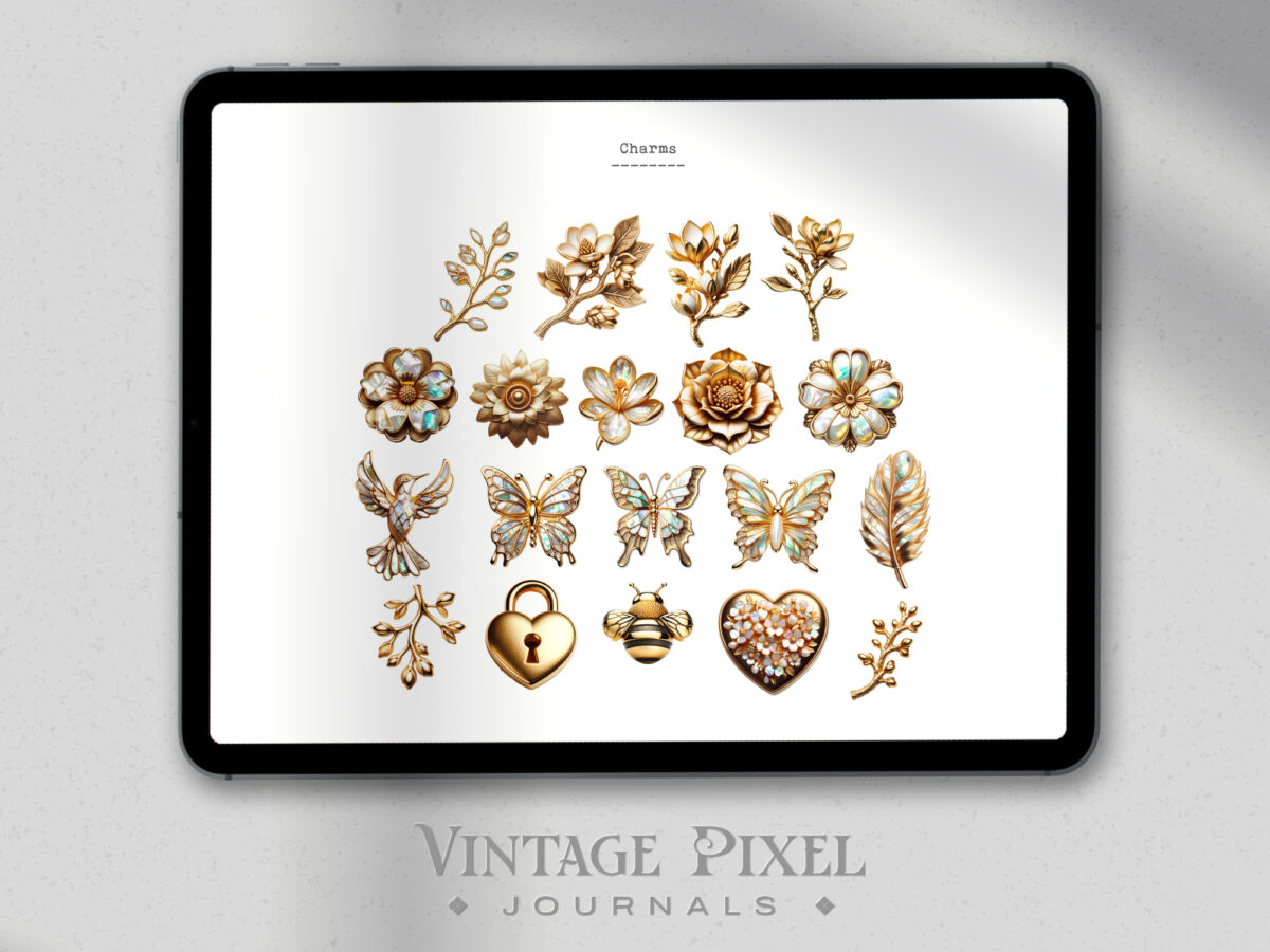 Digitales Stickerset Charming Spring