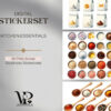 Digitales Stickerset Kitchen Essentials