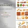 Digitales Stickerset Culinary Ingredients