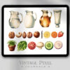 Digitales Stickerset Culinary Ingredients