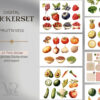 Digitales Stickerset Fruit and Vegi