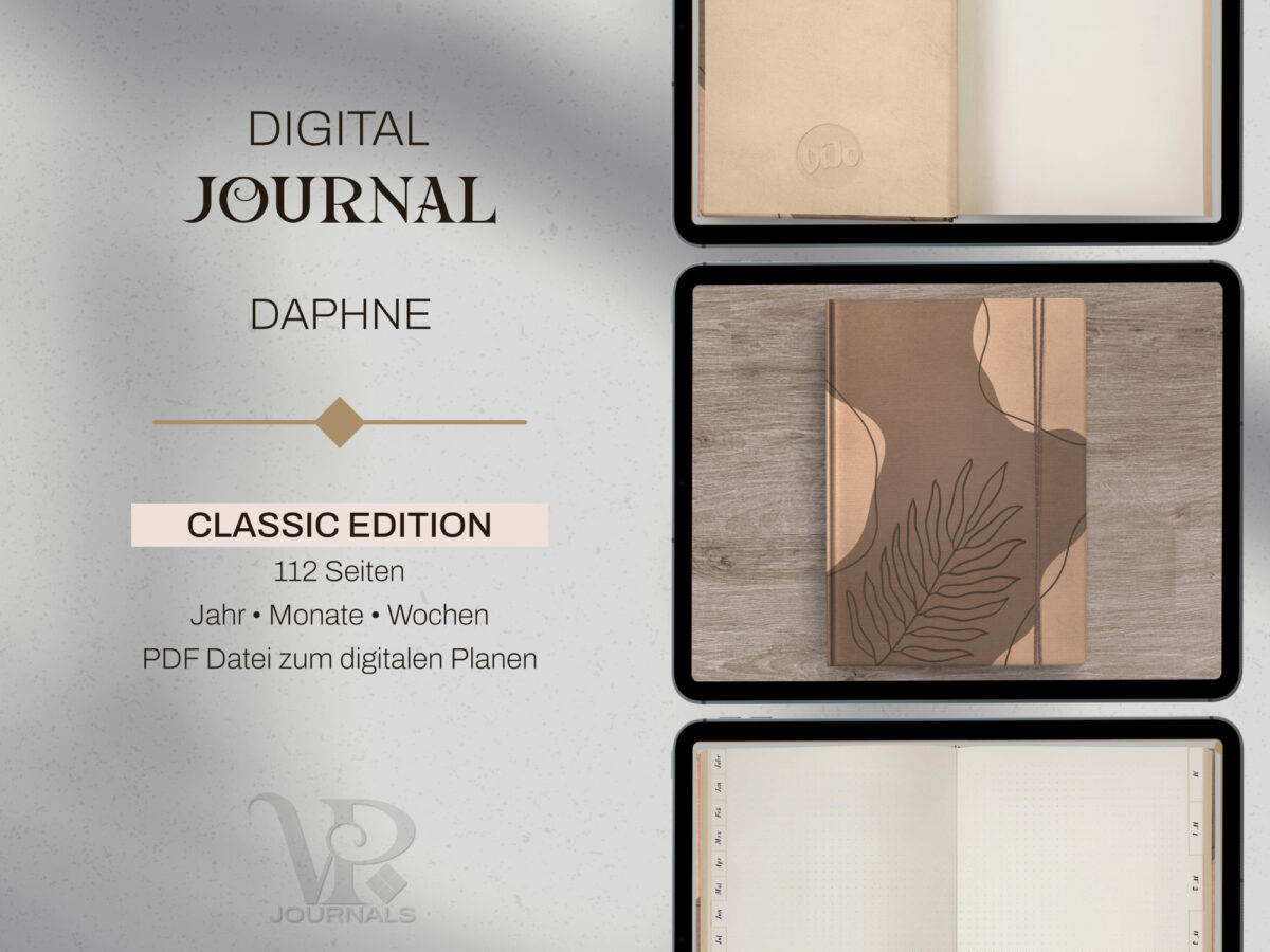 digital Journal CLASSIC by Vintage Piixel Journals