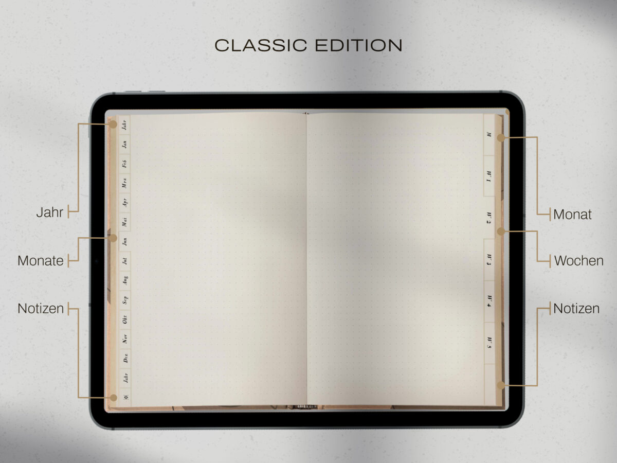 digital Journal CLASSIC by Vintage Piixel Journals