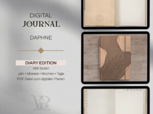 digital Journal DIARY by Vintage Piixel Journals