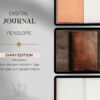 digital Journal Penelope DIARY by Vintage Piixel Journals