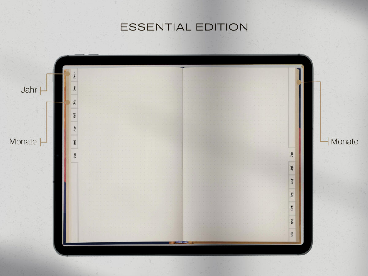 digital Journal ESSENTIAL by Vintage Piixel Journals