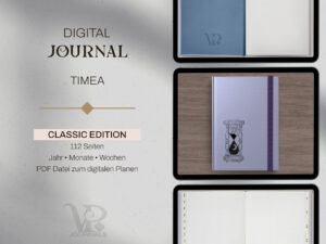 digital Journal Timea CLASSIC by Vintage Piixel Journals