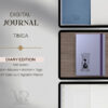 digital Journal Timea DIARY by Vintage Piixel Journals