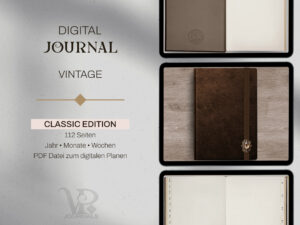 digital Journal CLASSIC by Vintage Piixel Journals