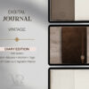 digital Journal DIARY by Vintage Piixel Journals