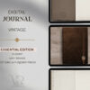 digital Journal ESSENTIAL by Vintage Piixel Journals