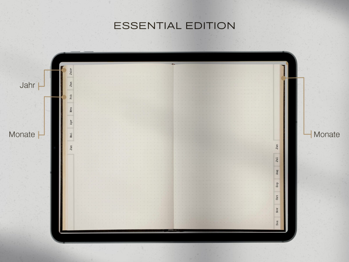 digital Journal ESSENTIAL by Vintage Piixel Journals