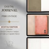 digitales Journal Pink Vintage Weekly Edition