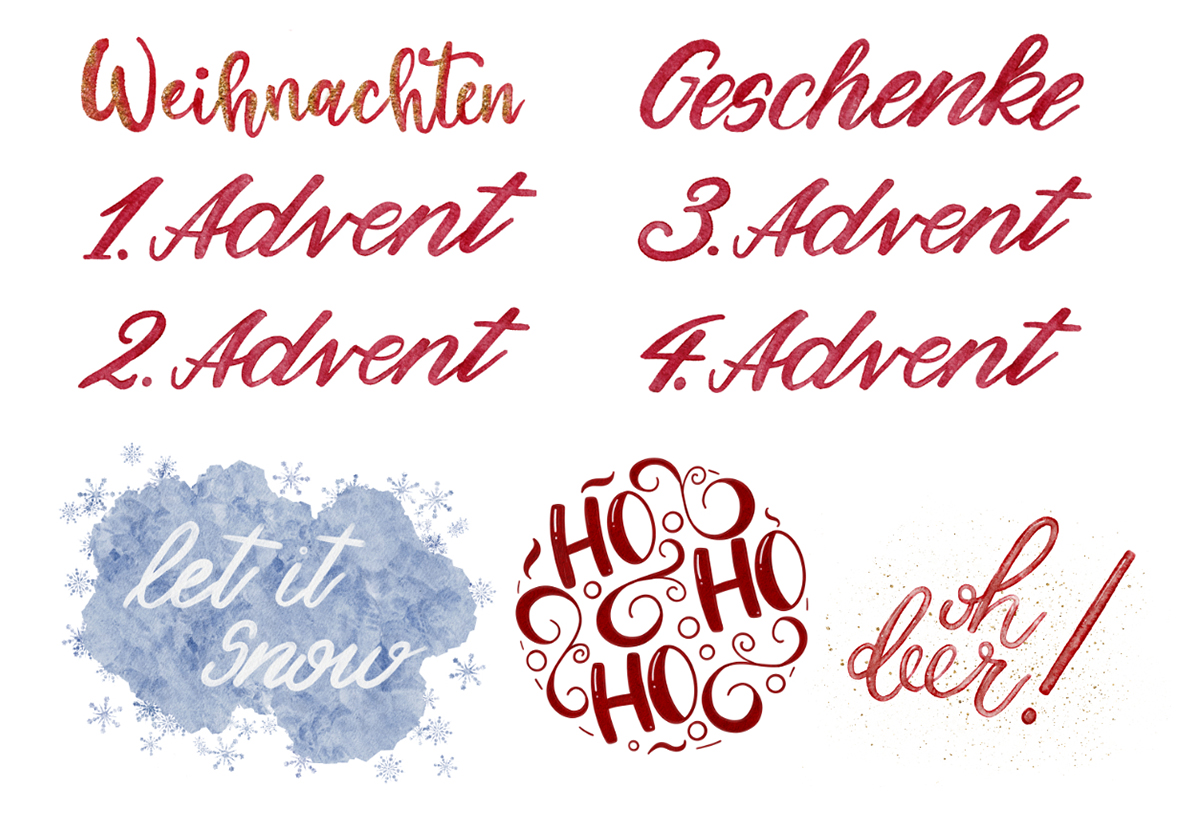 Christmas Letterings